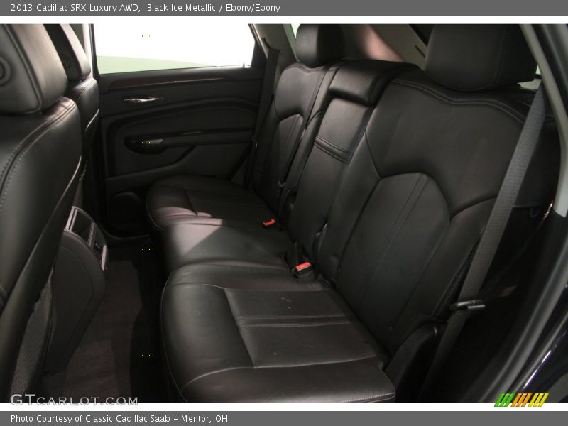 Black Ice Metallic / Ebony/Ebony 2013 Cadillac SRX Luxury AWD