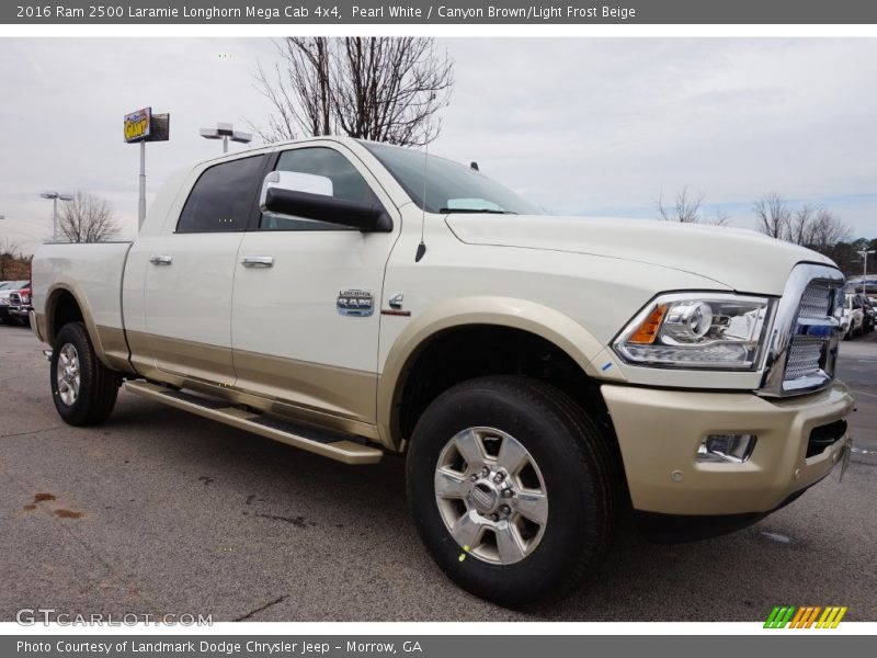 Front 3/4 View of 2016 2500 Laramie Longhorn Mega Cab 4x4