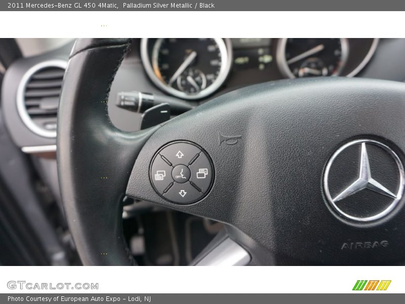 Palladium Silver Metallic / Black 2011 Mercedes-Benz GL 450 4Matic
