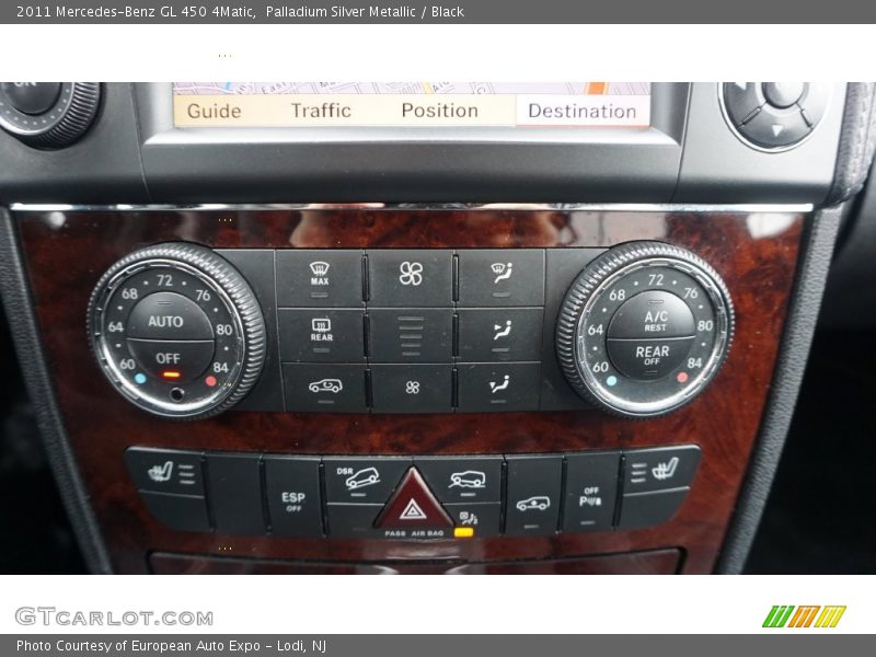 Palladium Silver Metallic / Black 2011 Mercedes-Benz GL 450 4Matic