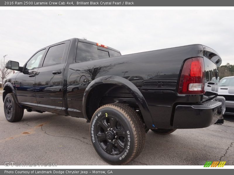 Brilliant Black Crystal Pearl / Black 2016 Ram 2500 Laramie Crew Cab 4x4
