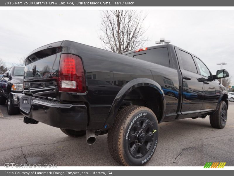  2016 2500 Laramie Crew Cab 4x4 Brilliant Black Crystal Pearl