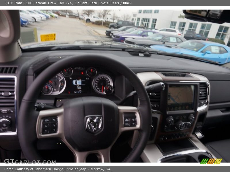 Brilliant Black Crystal Pearl / Black 2016 Ram 2500 Laramie Crew Cab 4x4