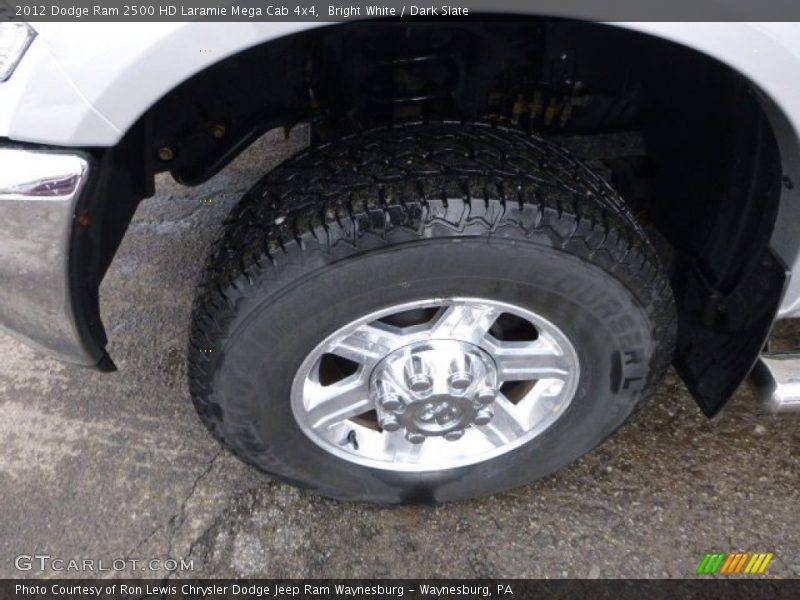 Bright White / Dark Slate 2012 Dodge Ram 2500 HD Laramie Mega Cab 4x4