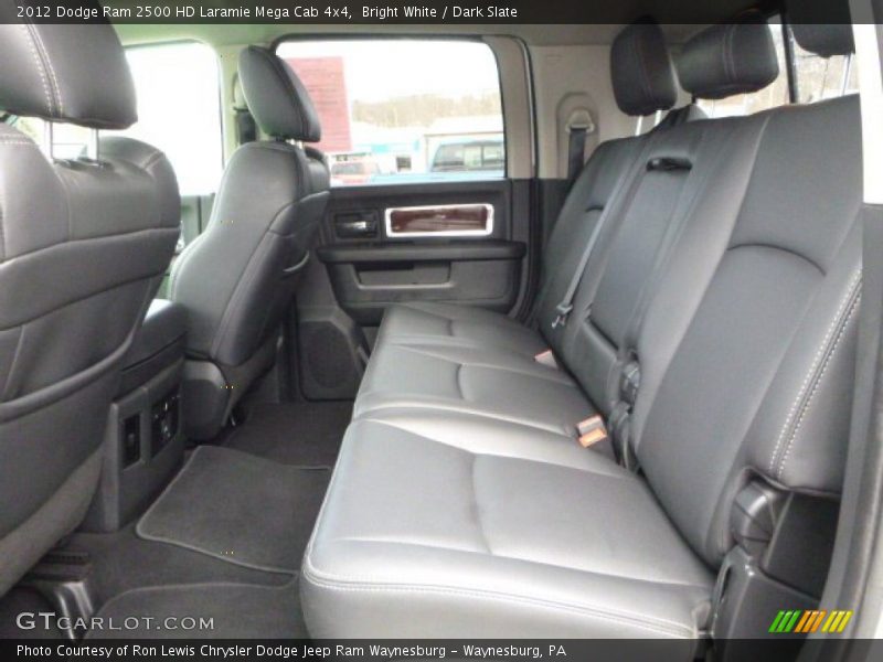 Bright White / Dark Slate 2012 Dodge Ram 2500 HD Laramie Mega Cab 4x4