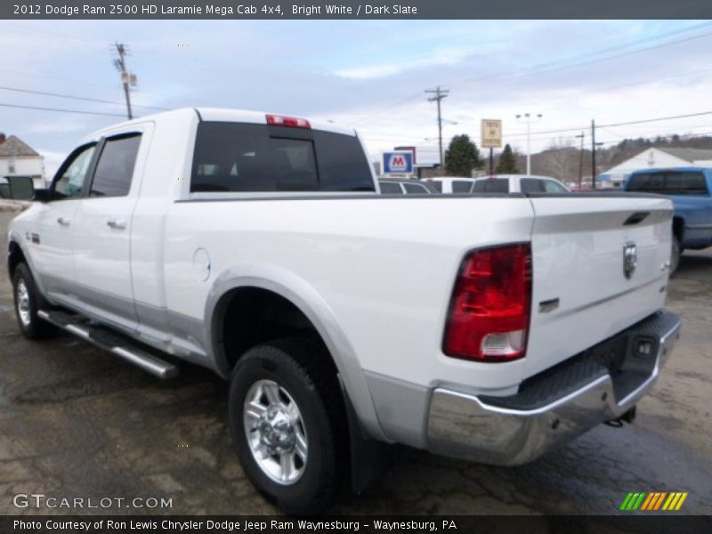 Bright White / Dark Slate 2012 Dodge Ram 2500 HD Laramie Mega Cab 4x4