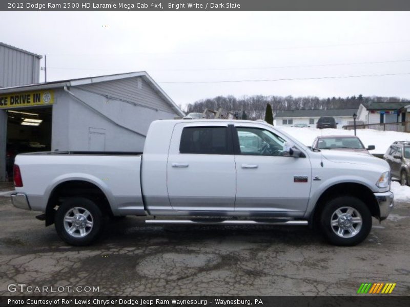 Bright White / Dark Slate 2012 Dodge Ram 2500 HD Laramie Mega Cab 4x4