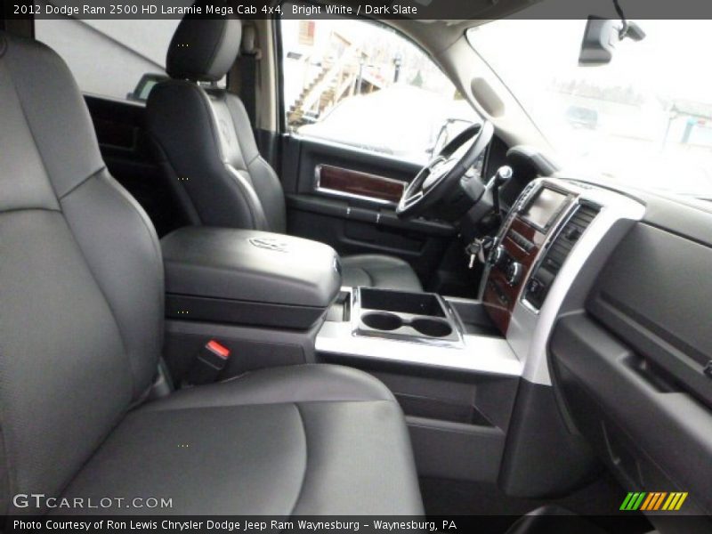 Bright White / Dark Slate 2012 Dodge Ram 2500 HD Laramie Mega Cab 4x4