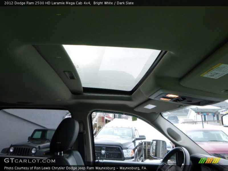 Bright White / Dark Slate 2012 Dodge Ram 2500 HD Laramie Mega Cab 4x4