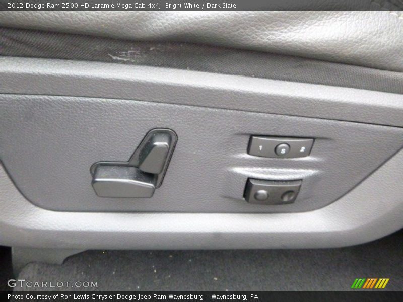 Bright White / Dark Slate 2012 Dodge Ram 2500 HD Laramie Mega Cab 4x4