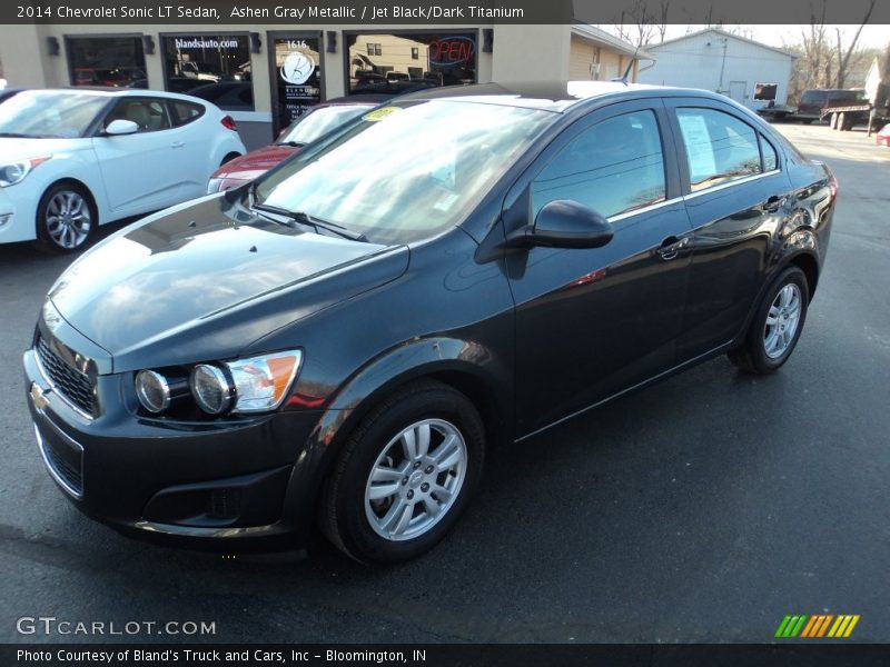 Ashen Gray Metallic / Jet Black/Dark Titanium 2014 Chevrolet Sonic LT Sedan