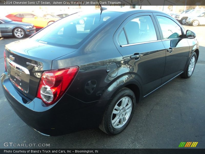 Ashen Gray Metallic / Jet Black/Dark Titanium 2014 Chevrolet Sonic LT Sedan