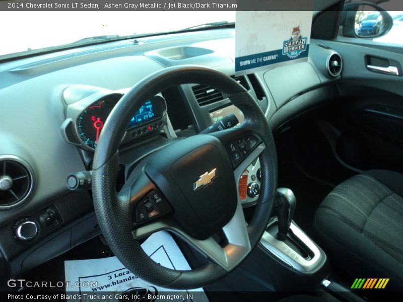 Ashen Gray Metallic / Jet Black/Dark Titanium 2014 Chevrolet Sonic LT Sedan