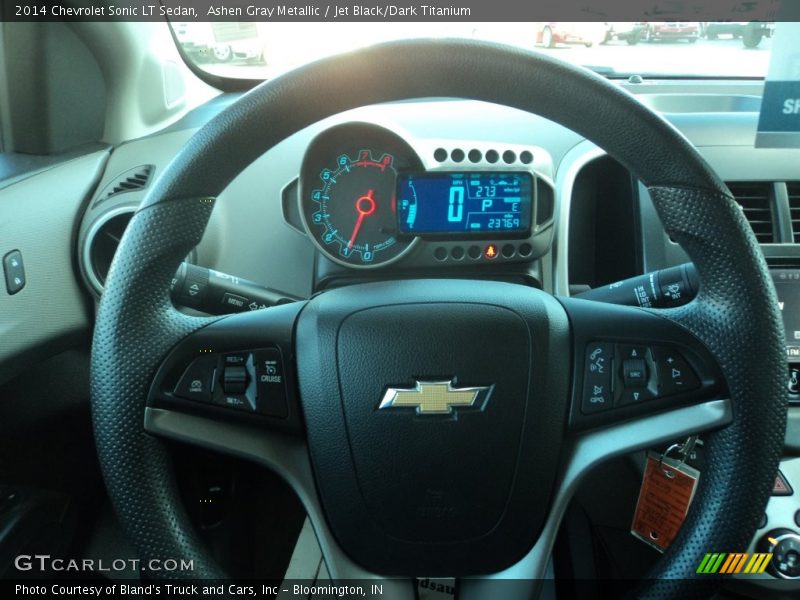 Ashen Gray Metallic / Jet Black/Dark Titanium 2014 Chevrolet Sonic LT Sedan