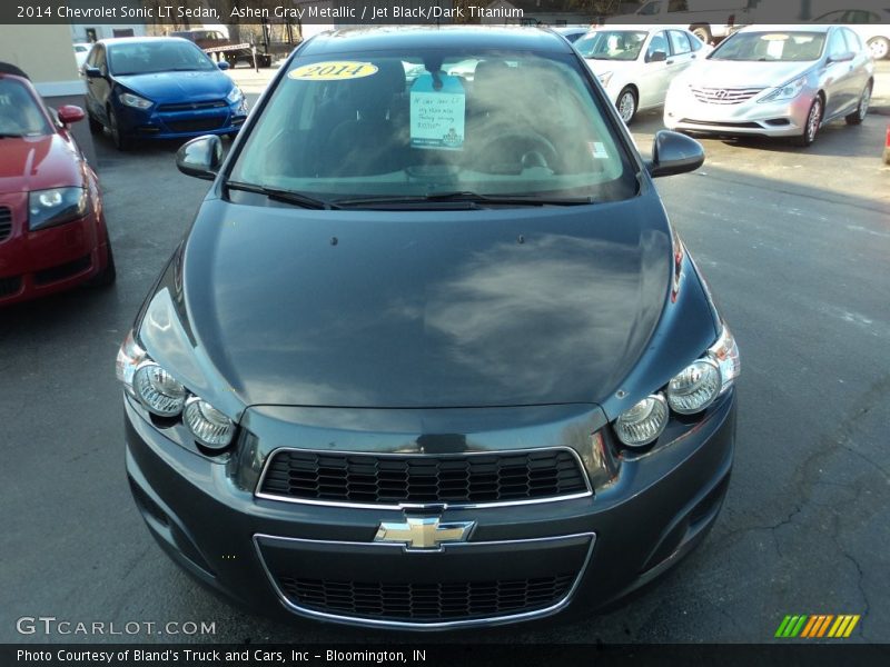 Ashen Gray Metallic / Jet Black/Dark Titanium 2014 Chevrolet Sonic LT Sedan