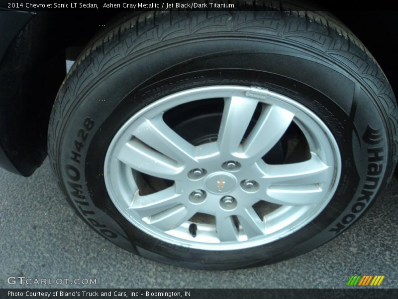 Ashen Gray Metallic / Jet Black/Dark Titanium 2014 Chevrolet Sonic LT Sedan