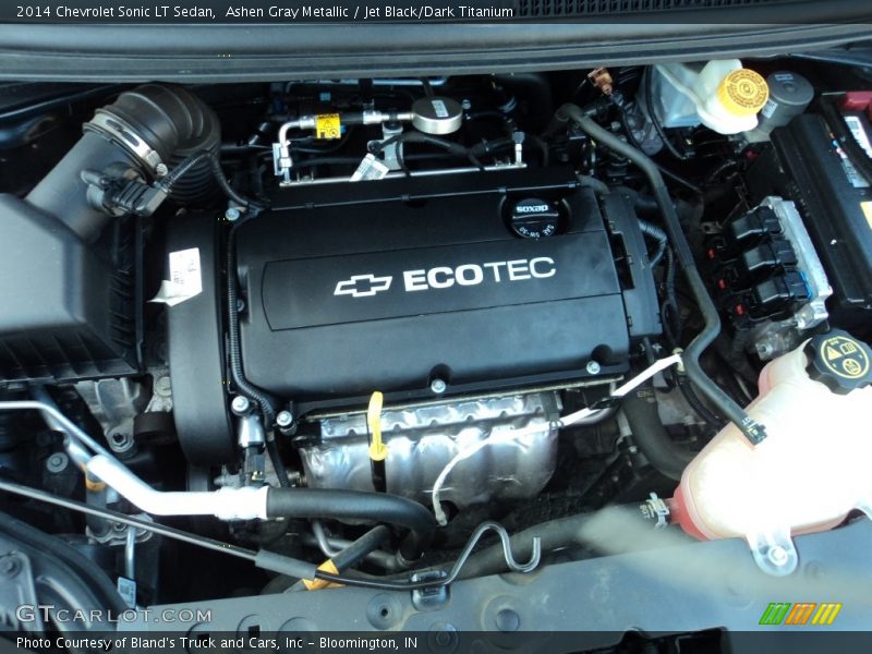 Ashen Gray Metallic / Jet Black/Dark Titanium 2014 Chevrolet Sonic LT Sedan