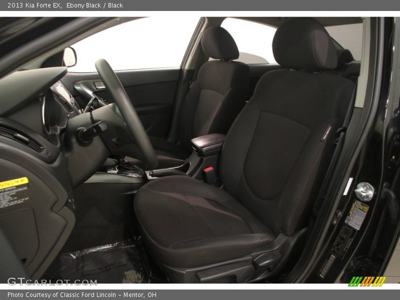 Ebony Black / Black 2013 Kia Forte EX