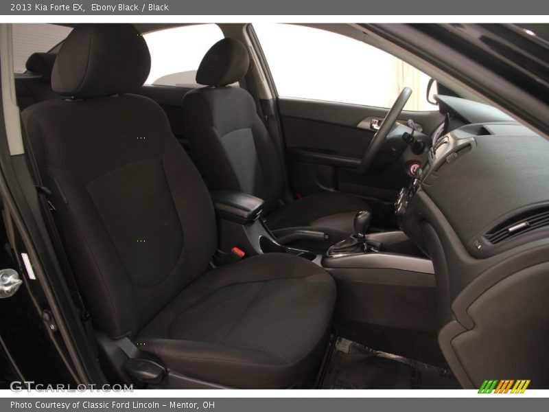 Ebony Black / Black 2013 Kia Forte EX