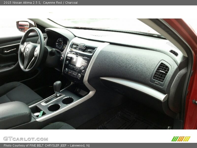 Cayenne Red / Charcoal 2015 Nissan Altima 2.5 S