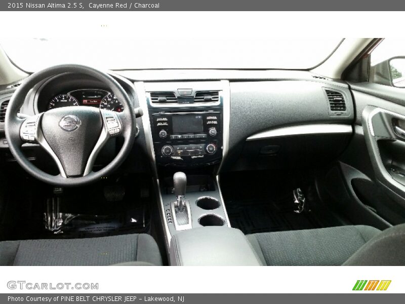 Cayenne Red / Charcoal 2015 Nissan Altima 2.5 S