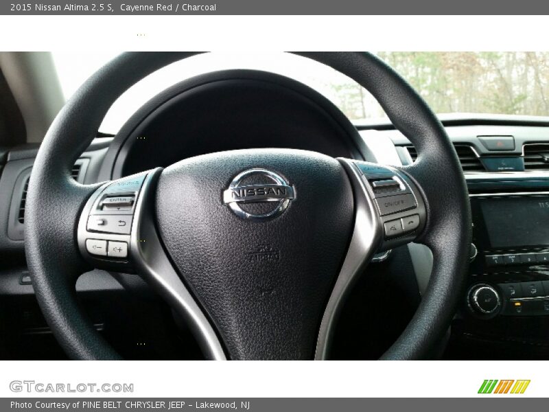Cayenne Red / Charcoal 2015 Nissan Altima 2.5 S