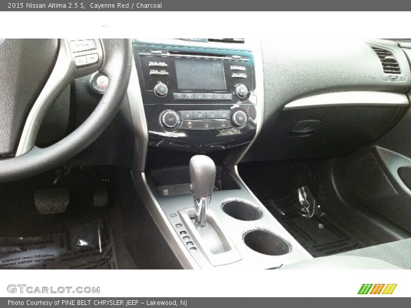 Cayenne Red / Charcoal 2015 Nissan Altima 2.5 S