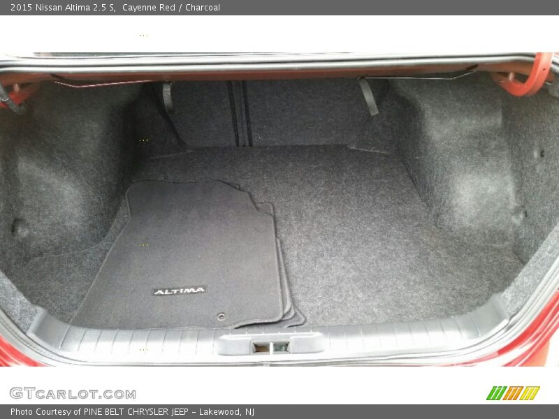 Cayenne Red / Charcoal 2015 Nissan Altima 2.5 S