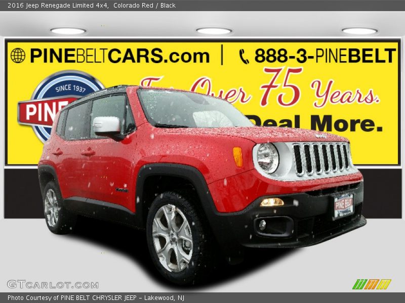 Colorado Red / Black 2016 Jeep Renegade Limited 4x4