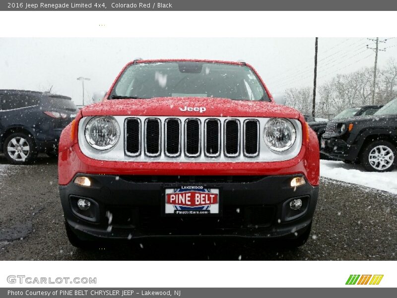 Colorado Red / Black 2016 Jeep Renegade Limited 4x4
