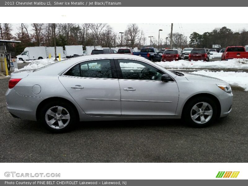 Silver Ice Metallic / Jet Black/Titanium 2013 Chevrolet Malibu LS