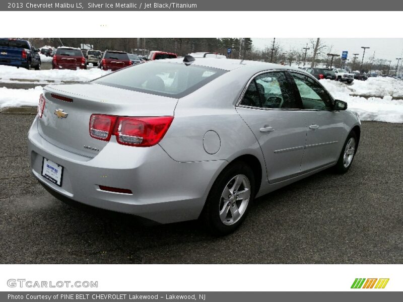 Silver Ice Metallic / Jet Black/Titanium 2013 Chevrolet Malibu LS