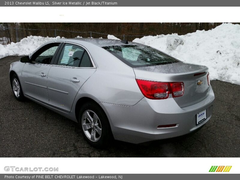 Silver Ice Metallic / Jet Black/Titanium 2013 Chevrolet Malibu LS