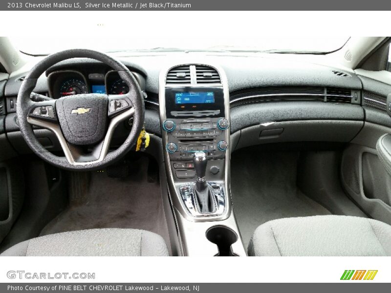 Silver Ice Metallic / Jet Black/Titanium 2013 Chevrolet Malibu LS
