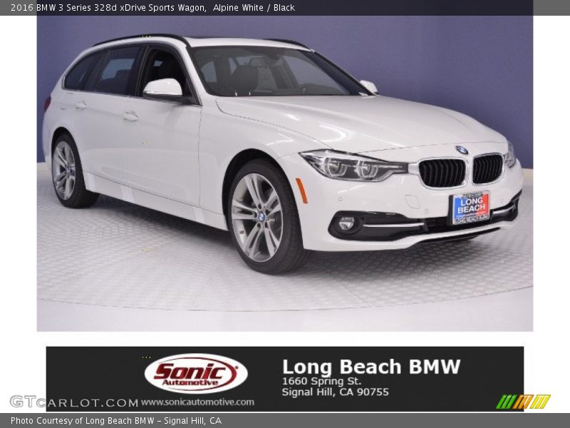 Alpine White / Black 2016 BMW 3 Series 328d xDrive Sports Wagon