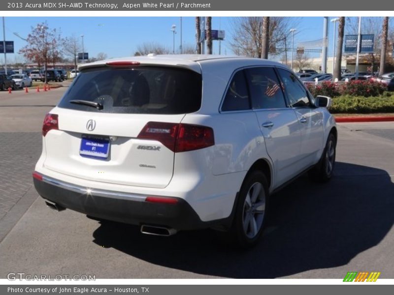 Aspen White Pearl / Parchment 2013 Acura MDX SH-AWD Technology