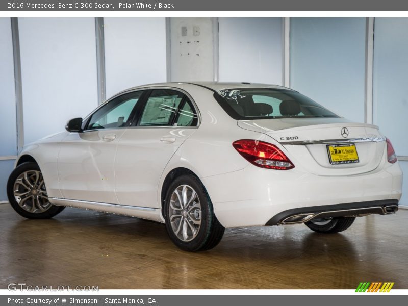 Polar White / Black 2016 Mercedes-Benz C 300 Sedan
