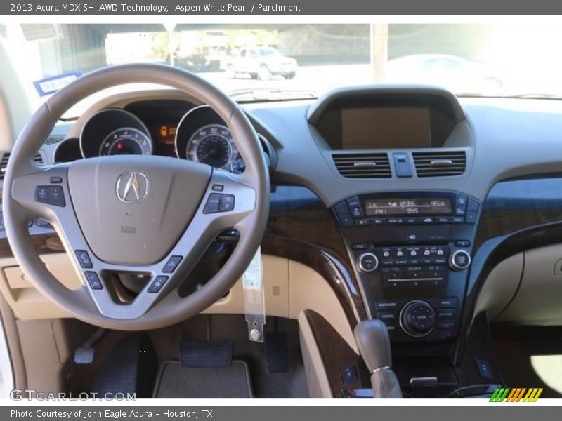 Aspen White Pearl / Parchment 2013 Acura MDX SH-AWD Technology