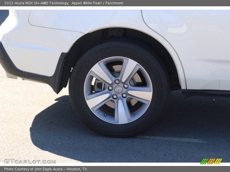 Aspen White Pearl / Parchment 2013 Acura MDX SH-AWD Technology