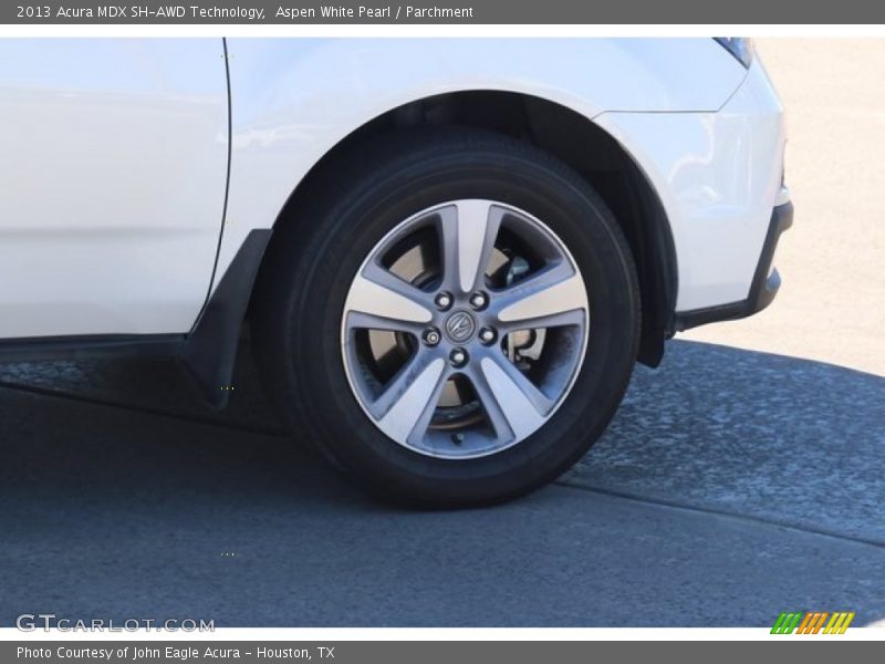 Aspen White Pearl / Parchment 2013 Acura MDX SH-AWD Technology