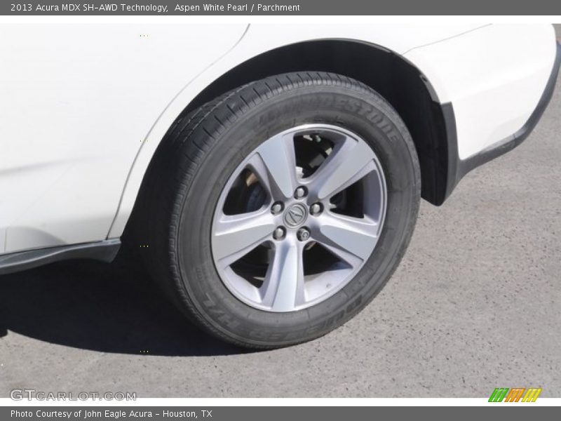 Aspen White Pearl / Parchment 2013 Acura MDX SH-AWD Technology