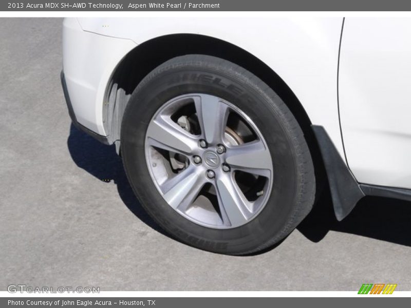 Aspen White Pearl / Parchment 2013 Acura MDX SH-AWD Technology
