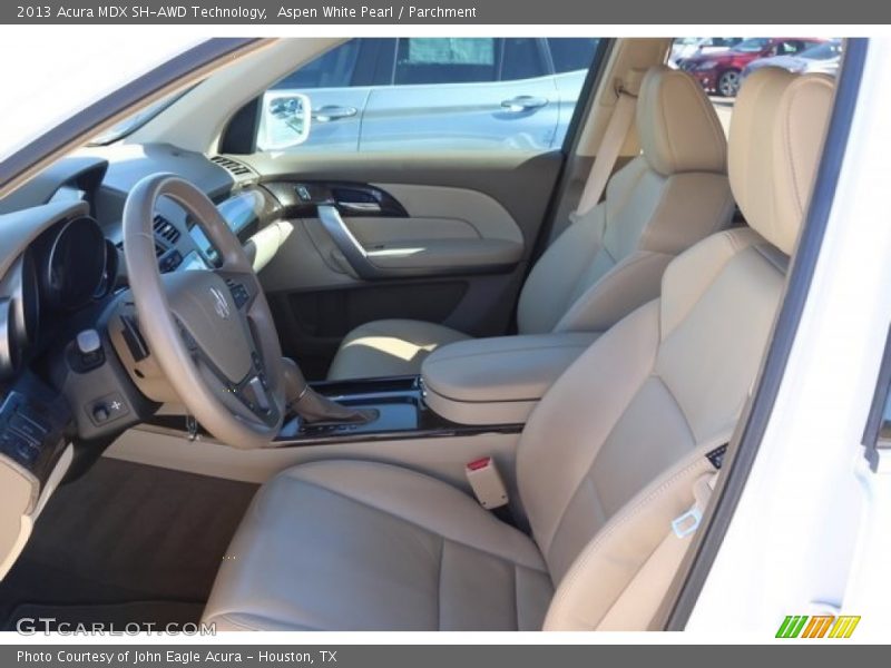 Aspen White Pearl / Parchment 2013 Acura MDX SH-AWD Technology