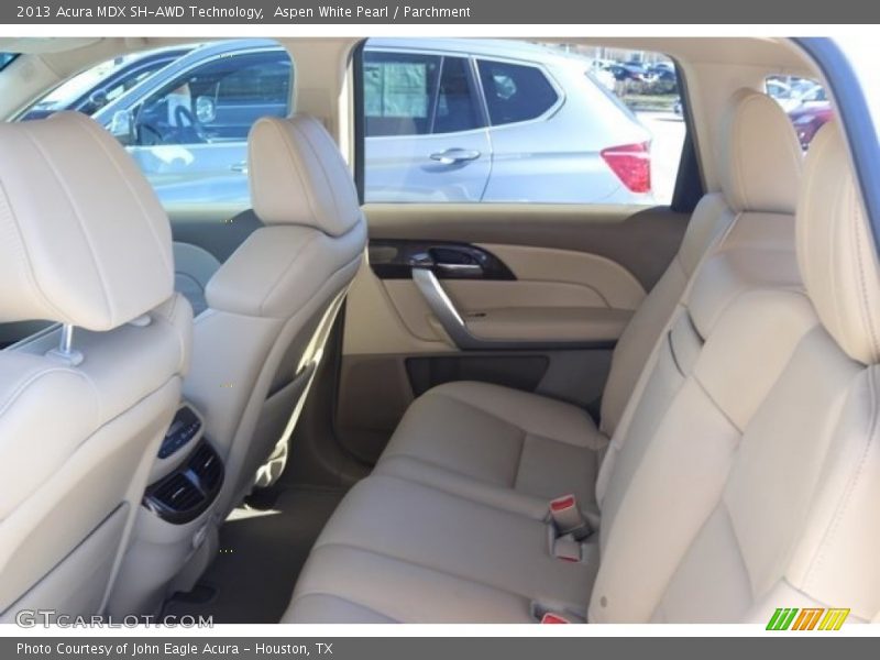 Aspen White Pearl / Parchment 2013 Acura MDX SH-AWD Technology