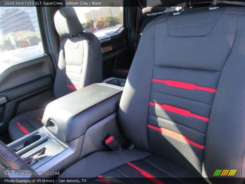 Lithium Gray / Black 2016 Ford F150 XLT SuperCrew
