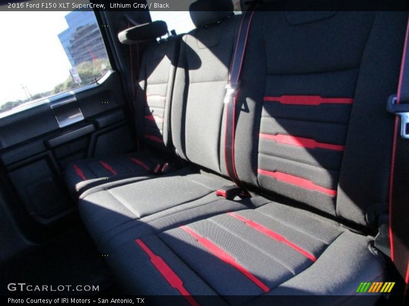 Lithium Gray / Black 2016 Ford F150 XLT SuperCrew