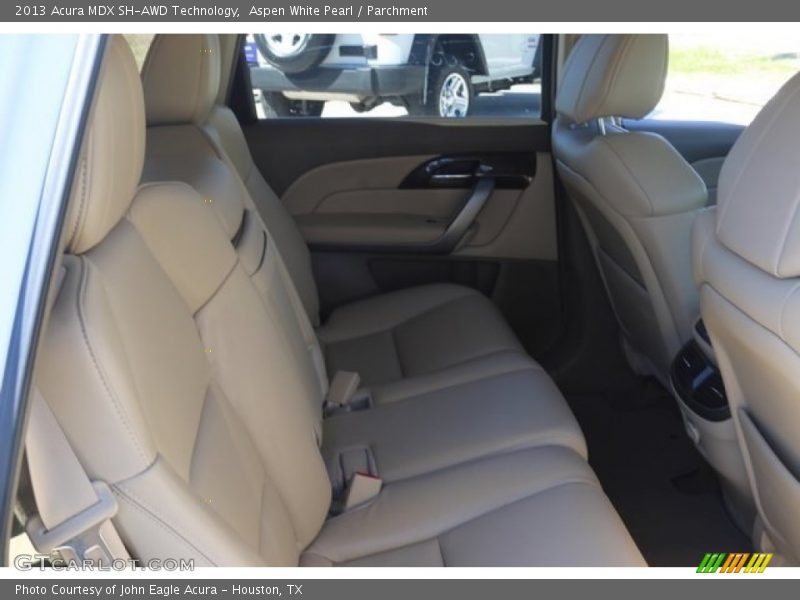 Aspen White Pearl / Parchment 2013 Acura MDX SH-AWD Technology