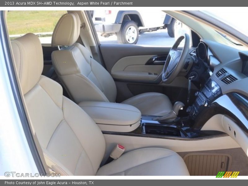 Aspen White Pearl / Parchment 2013 Acura MDX SH-AWD Technology