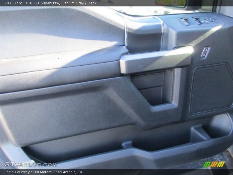 Lithium Gray / Black 2016 Ford F150 XLT SuperCrew