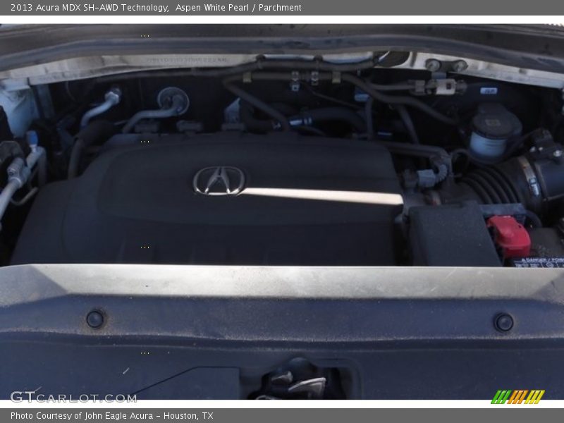 Aspen White Pearl / Parchment 2013 Acura MDX SH-AWD Technology
